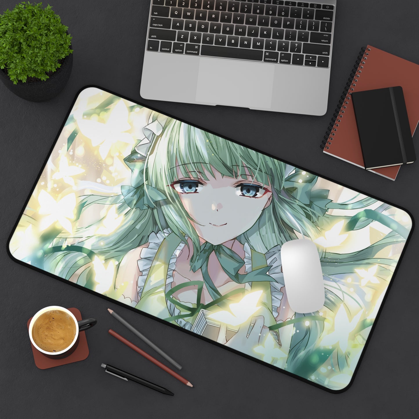 Umineko When They Cry Desk Mat - Clair Vaux Bernardus Gaming Mousepad - Non Slip Visual Novel Dojin Playmat - Umineko no Naku Koro ni