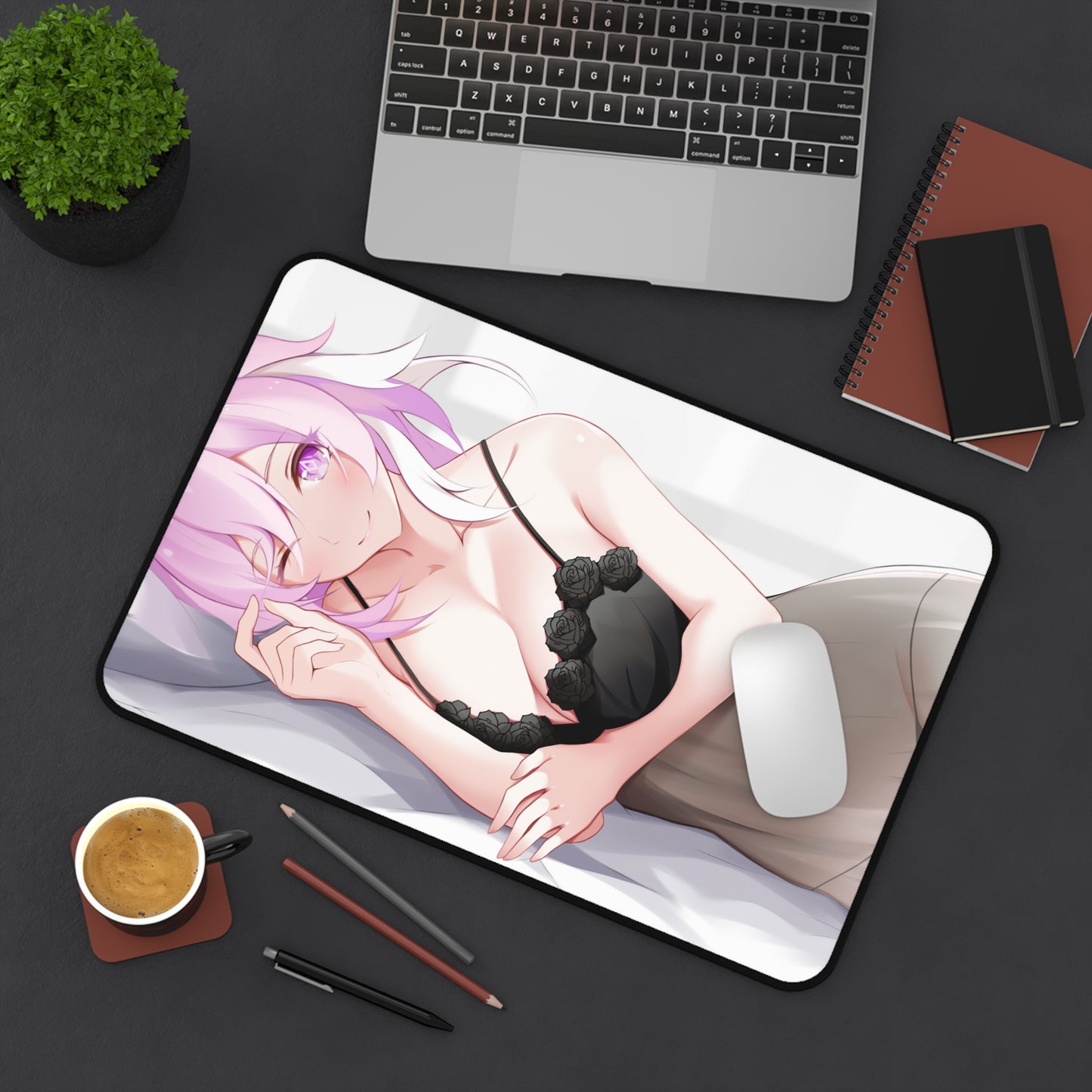 Elysia Lingerie Honkai Impact 3rd Ecchi Desk Mat - XXL Gaming Mousepad - Nonslip Card Playmat