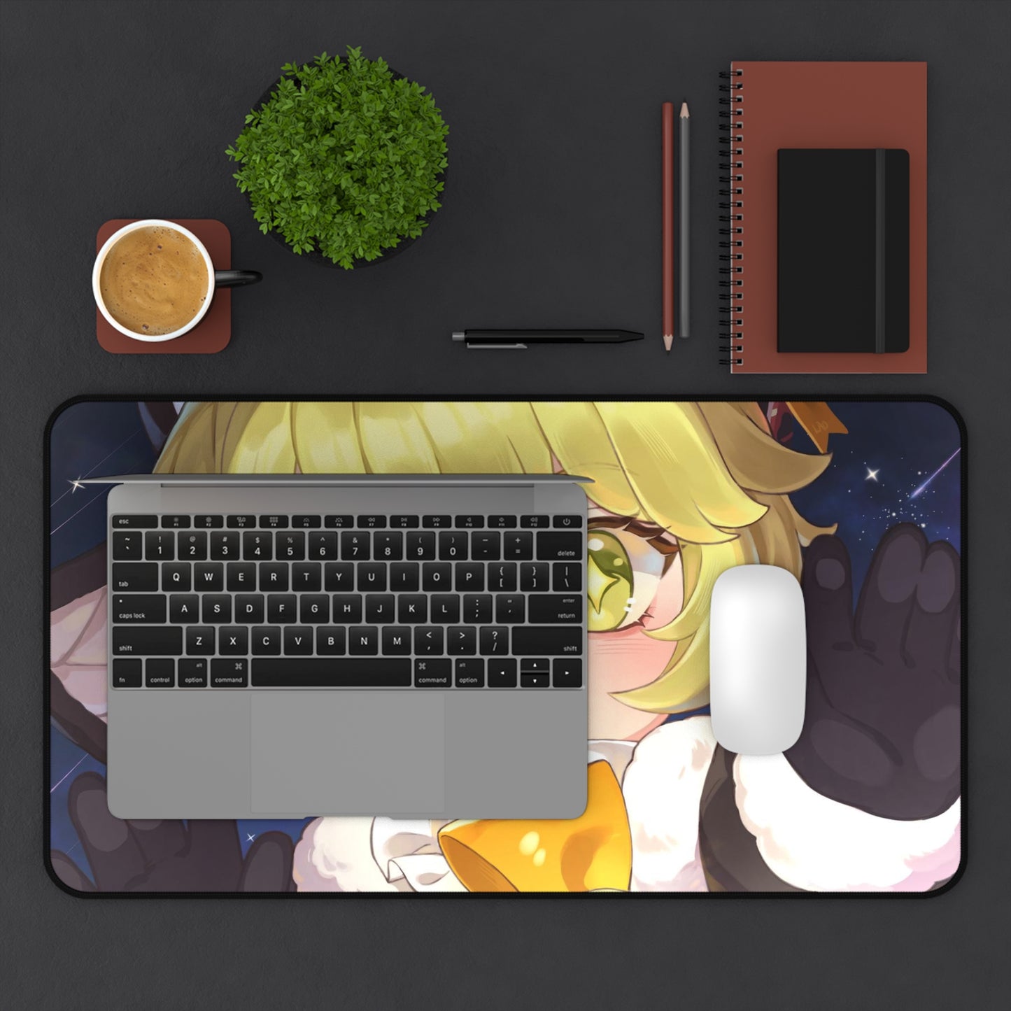 Kawaii Hook Honkai Star Rail Desk Mat - XXL Gaming Mousepad - Nonslip Card Playmat