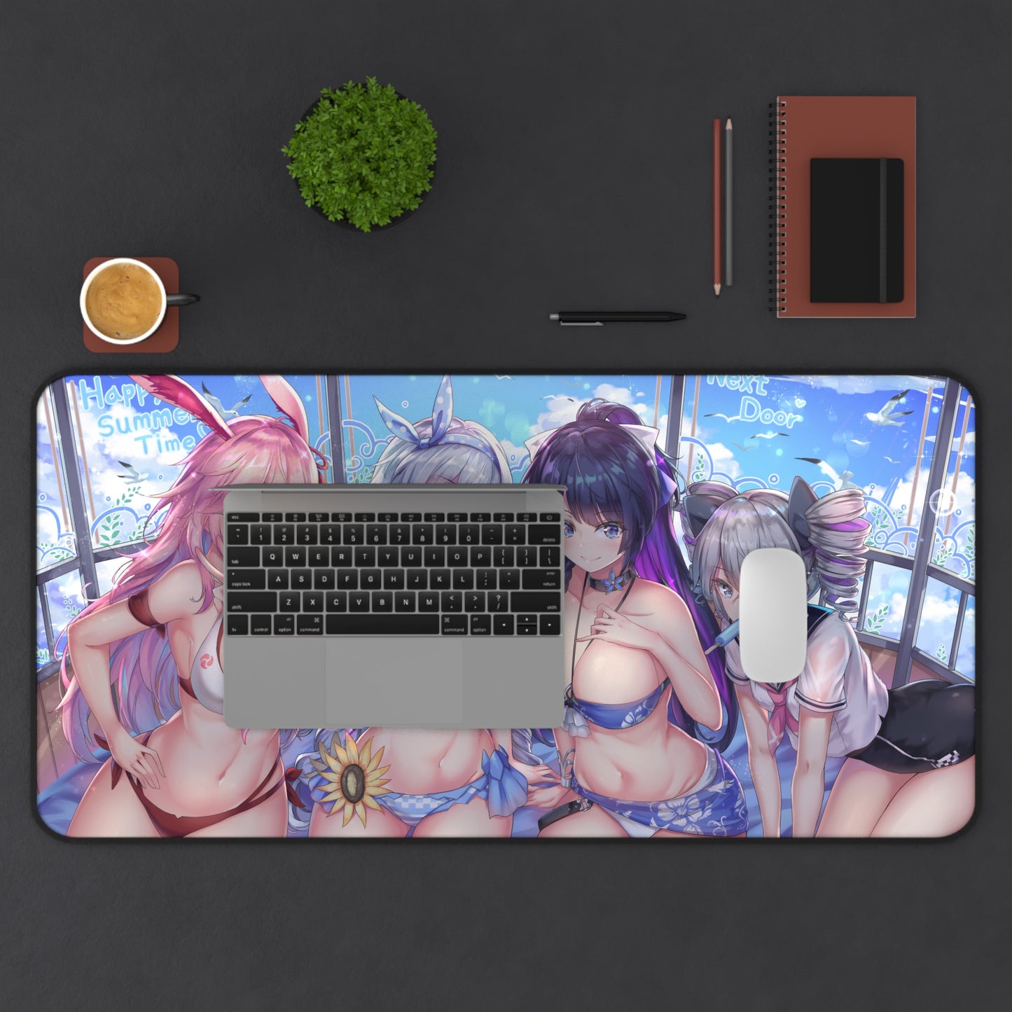 Honkai Impact Sexy Bikini Waifus Gaming Desk Mat - Anime Mousepad - Sexy Girls Playmat