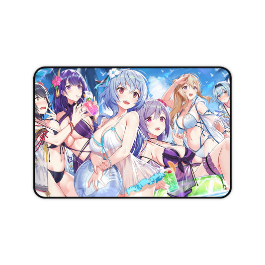 Genshin Impact Bikini Gang Desk Mat - Non Slip Mousepad