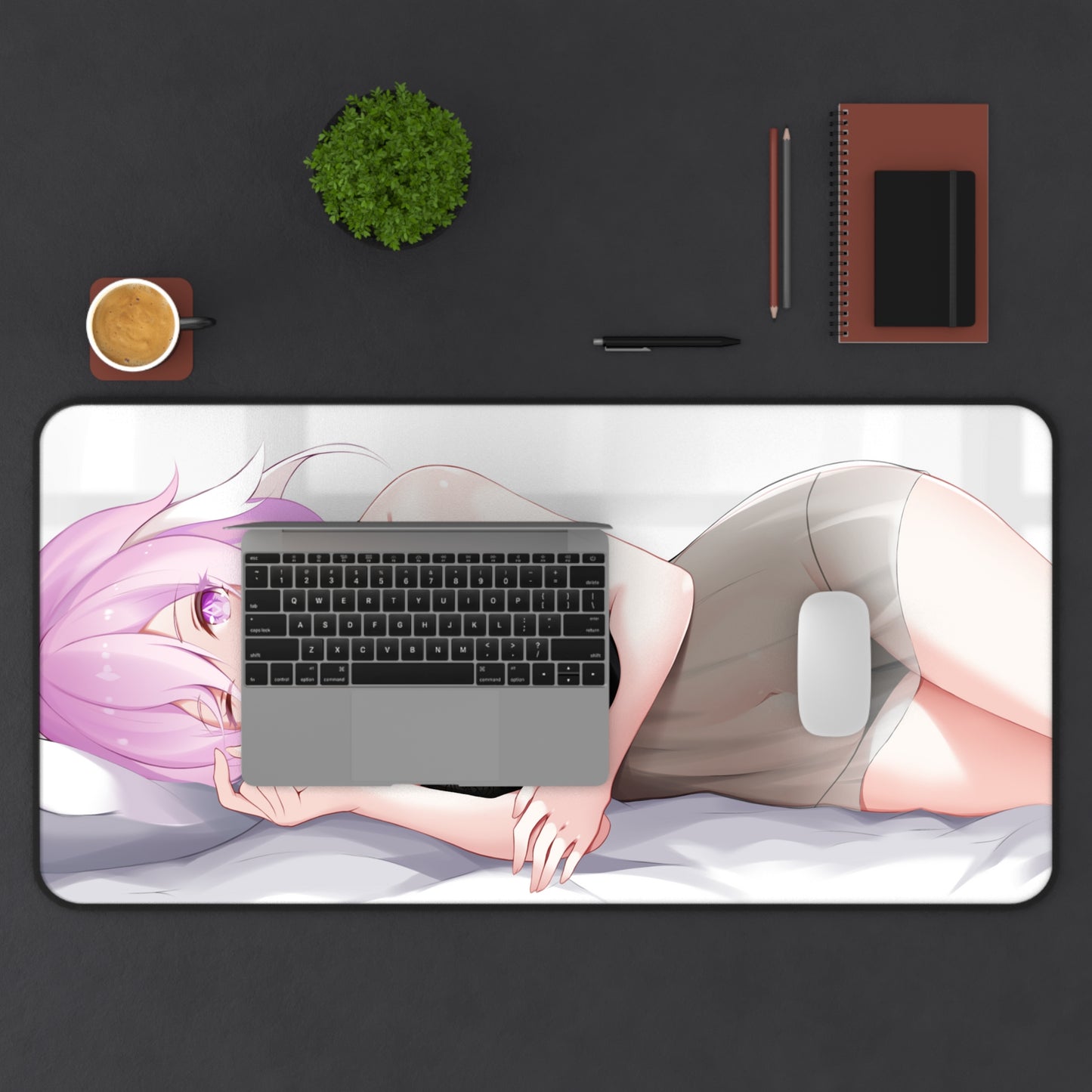 Elysia Lingerie Honkai Impact 3rd Ecchi Desk Mat - XXL Gaming Mousepad - Nonslip Card Playmat