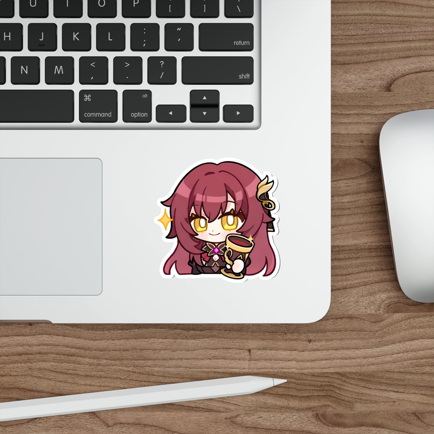 Chibi Eden Honkai Impact 3rd Waterproof Sticker - Premium Gaming Vinyl Car Decal