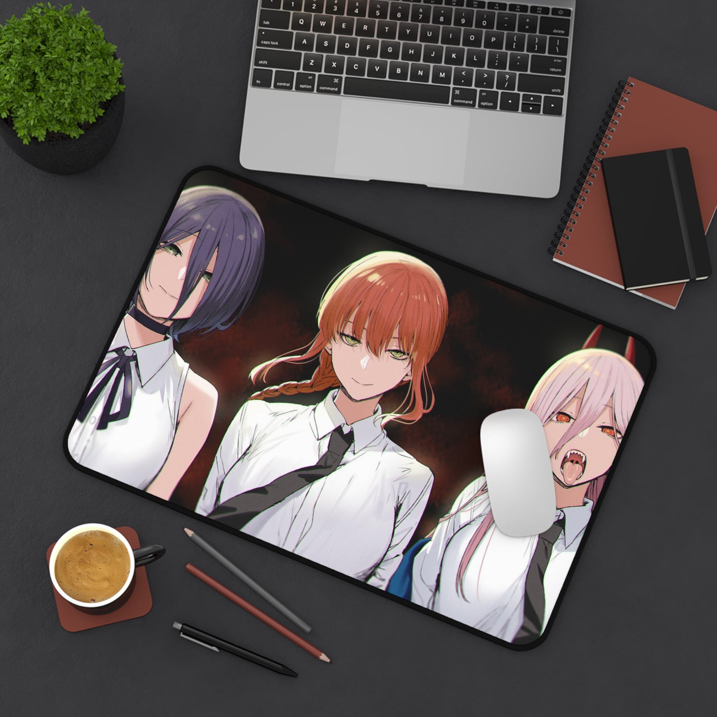 Chainsaw Man Mousepad - Female Cast Large Desk Mat