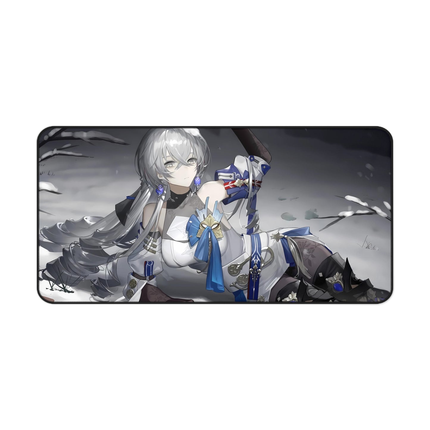 Bronya Rand Honkai Star Rail Desk Mat - XXL Gaming Mousepad - Nonslip Card Playmat