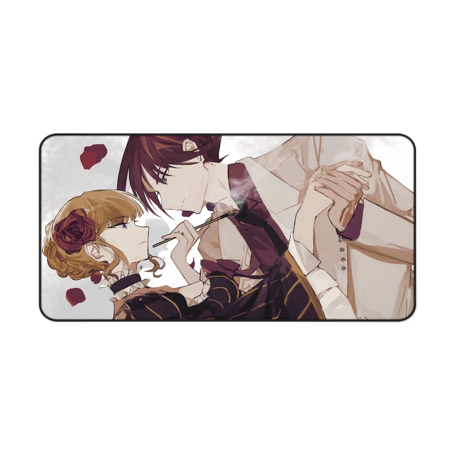 Umineko When They Cry Desk Mat - Beatrice and Battler Ushiromiya Gaming Mousepad - Non Slip Visual Novel Dojin Playmat