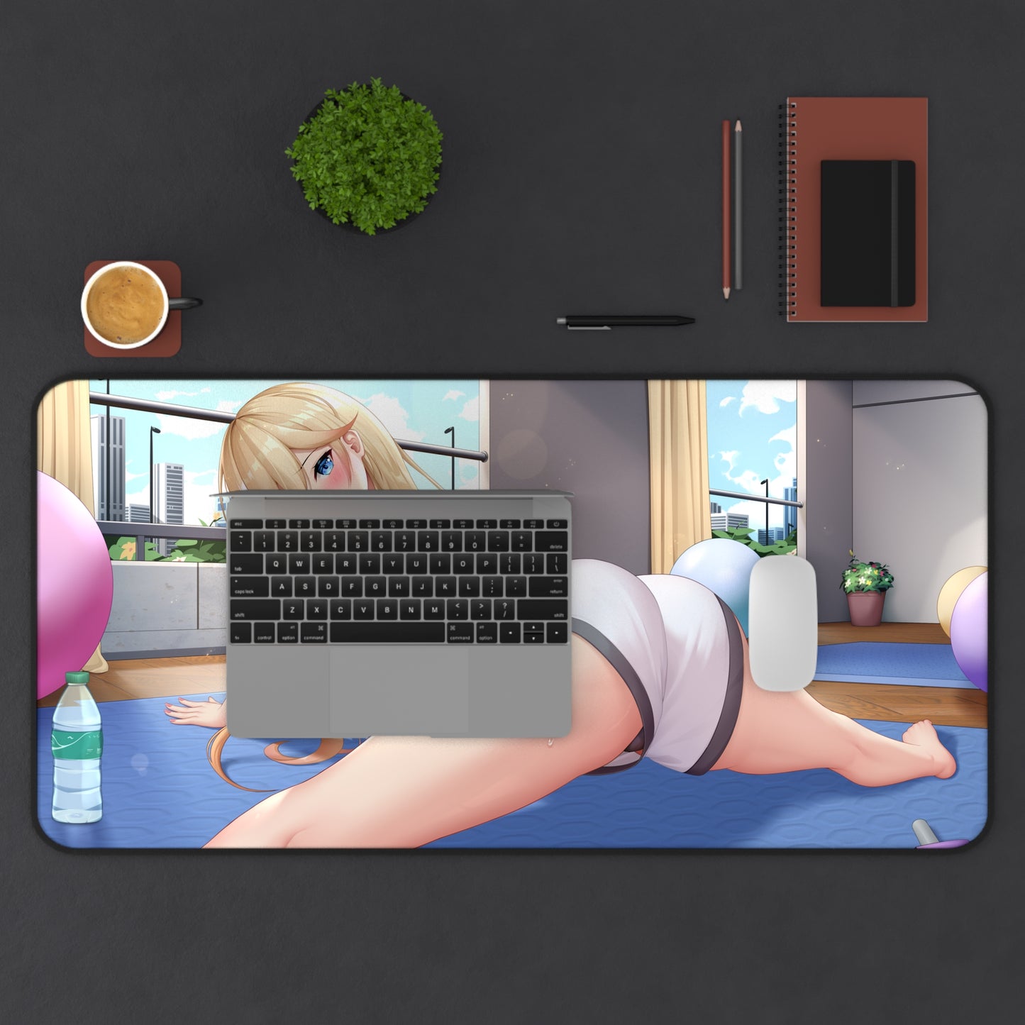 Bianka Durandal Ataegina Honkai Impact 3rd Ecchi Sexy Gym Fitness Desk Mat - XXL Gaming Mousepad - Nonslip Card Playmat