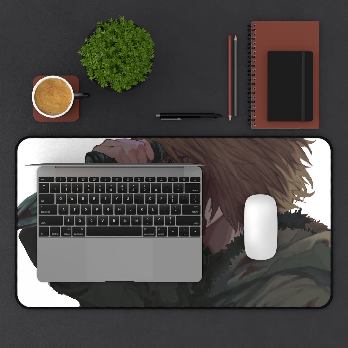 Vinland Saga Desk Mat - Thorfinn Fighter Anime Mousepad - XXL Gaming Mousepad - Non Slip Manga Playmat - Viking Gift