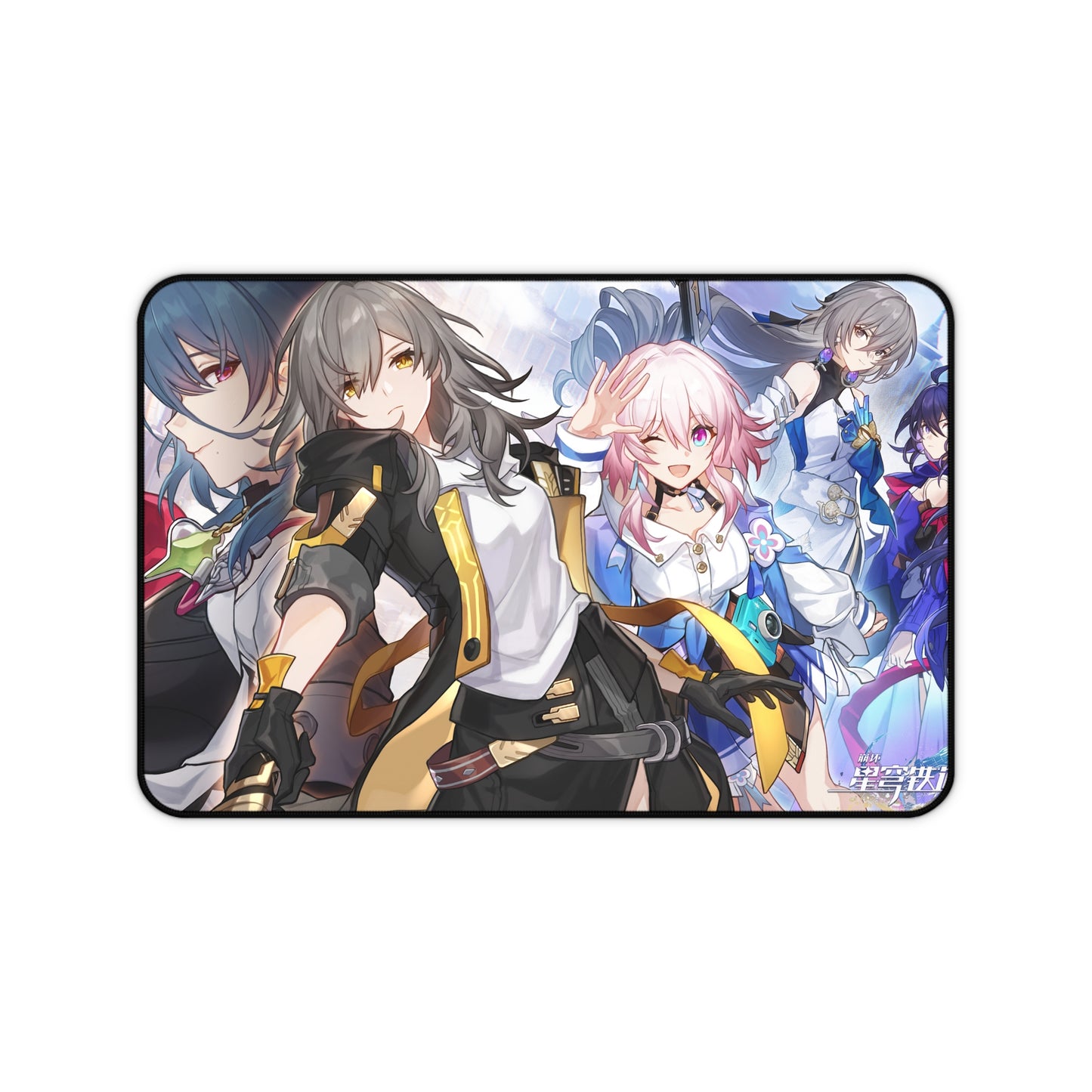 March 7Th Bronya Rand Trailblazer Seele Trailblazer Honkai Star Rail Desk Mat - XXL Gaming Mousepad - Nonslip Card Playmat