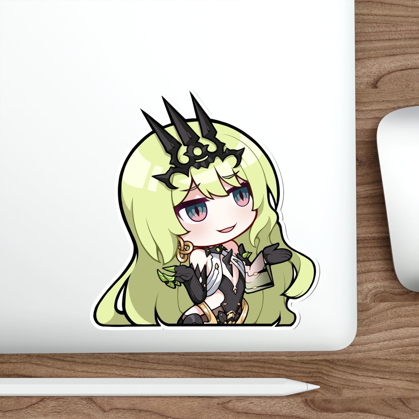 Chibi Mobius Honkai Impact 3rd Waterproof Sticker - Premium Gaming Vinyl Car Decal