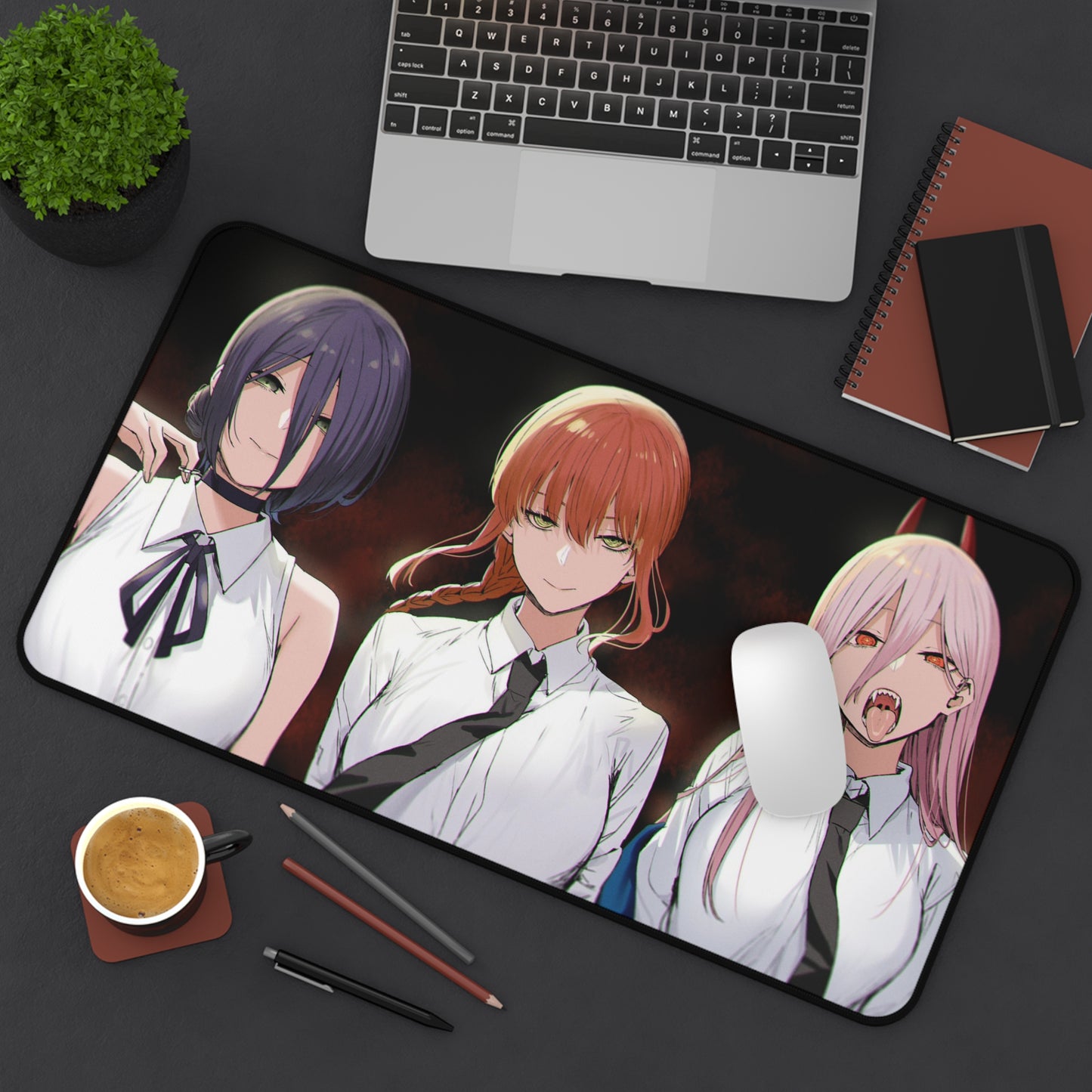 Chainsaw Man Mousepad - Female Cast Large Desk Mat