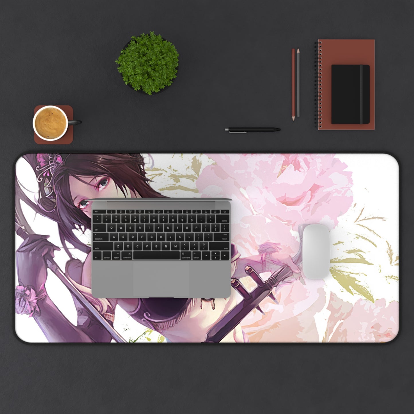 Dynasty Warriors Diao Chan Desk Mat - Non Slip Mousepad