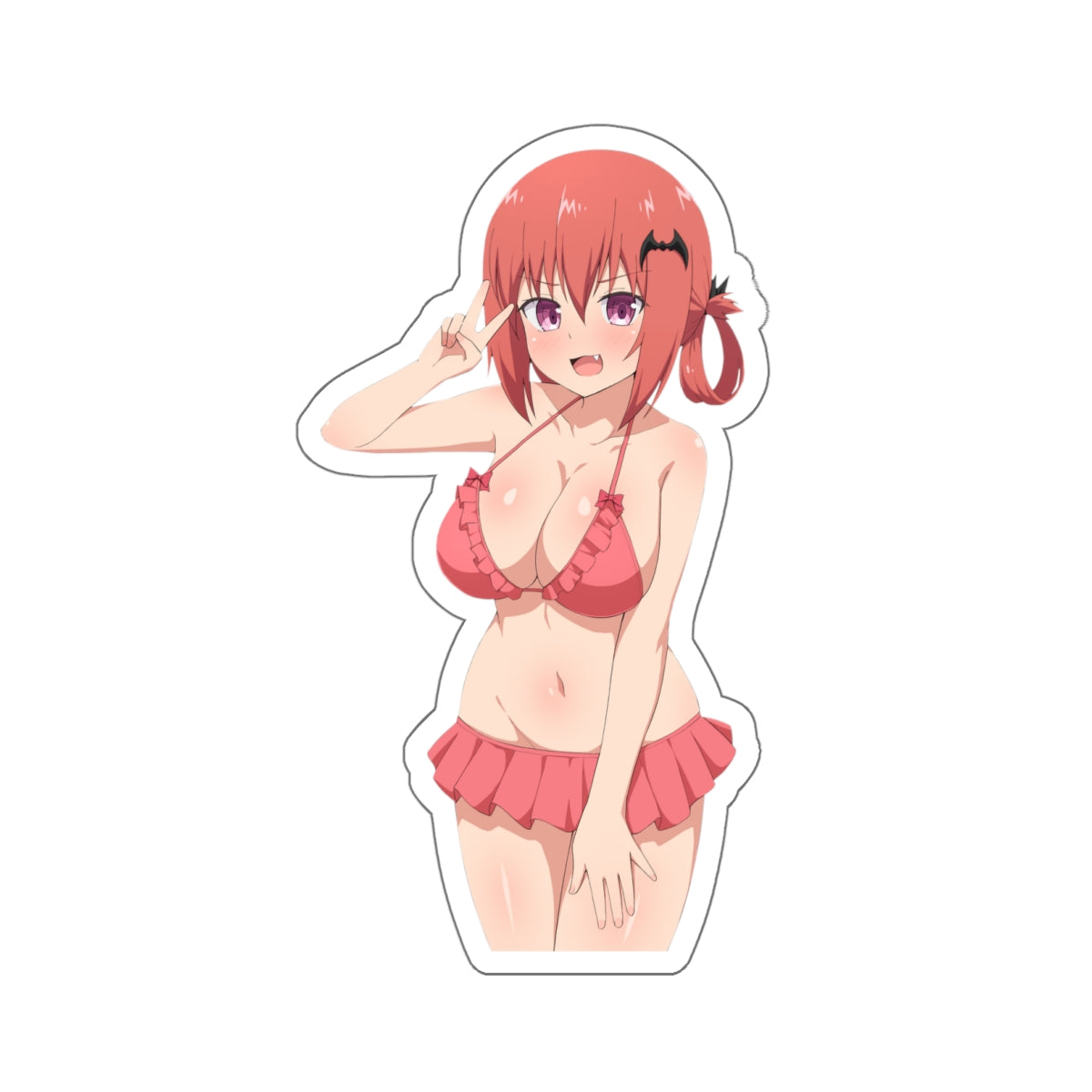 Gabriel Dropout Waterproof Sticker - Sexy Bikini Satania Gaming Vinyl Decal - Anime Waifu Car Decal - Laptop Sticker