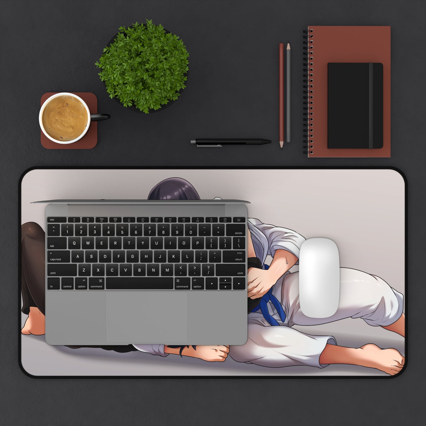 Kill La Kill Sexy Mousepad - Karate Big Tits Large XXL Desk Mat - Ecchi Anime Desk Pad