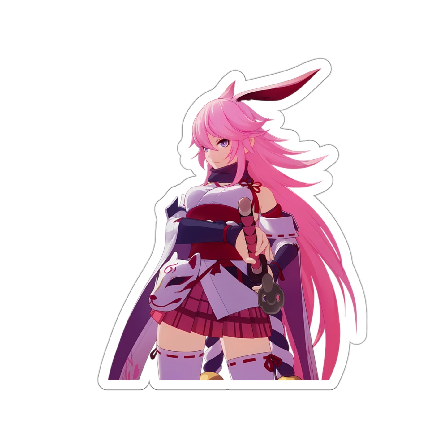 Yae Sakura Honkai Impact 3rd Waterproof Sticker - Premium Gaming Vinyl Car Decal