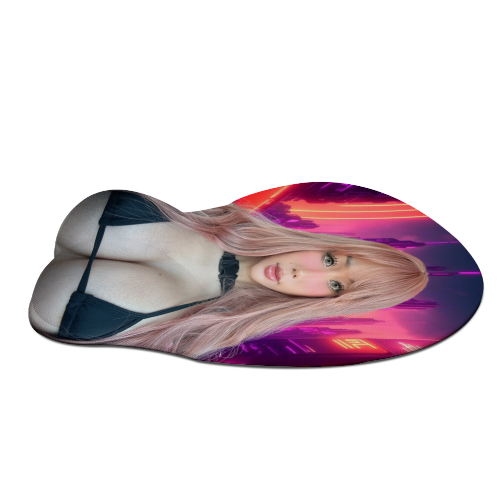 KeeraJaide - Oppai Mousepad with Wrist Support Silicone Mouse Pad