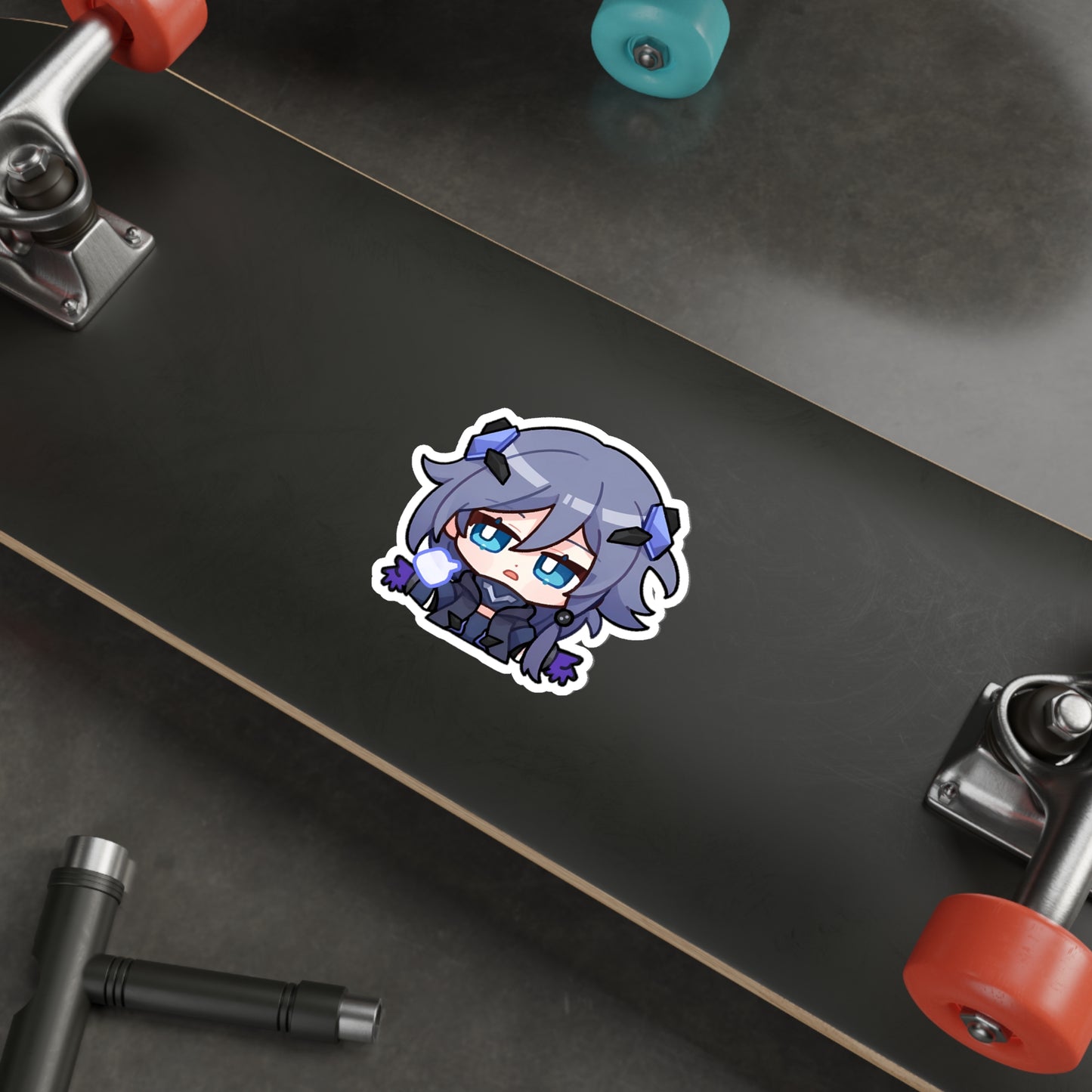 Fu Hua Honkai Impact 3rd Chibi Emote Waterproof Sticker - Premium Gaming Vinyl Car Decal