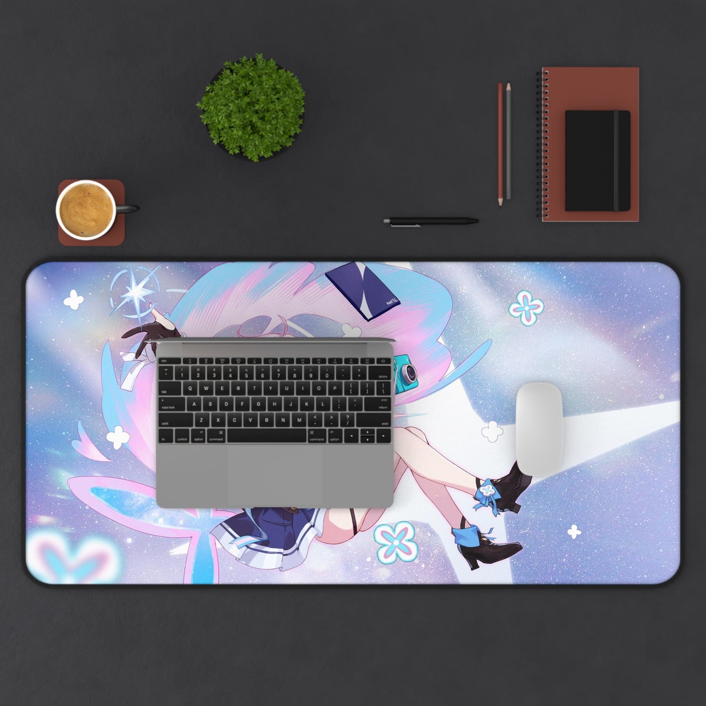 March 7Th Honkai Star Rail Waifu Desk Mat - XXL Gaming Mousepad - Nonslip Card Playmat