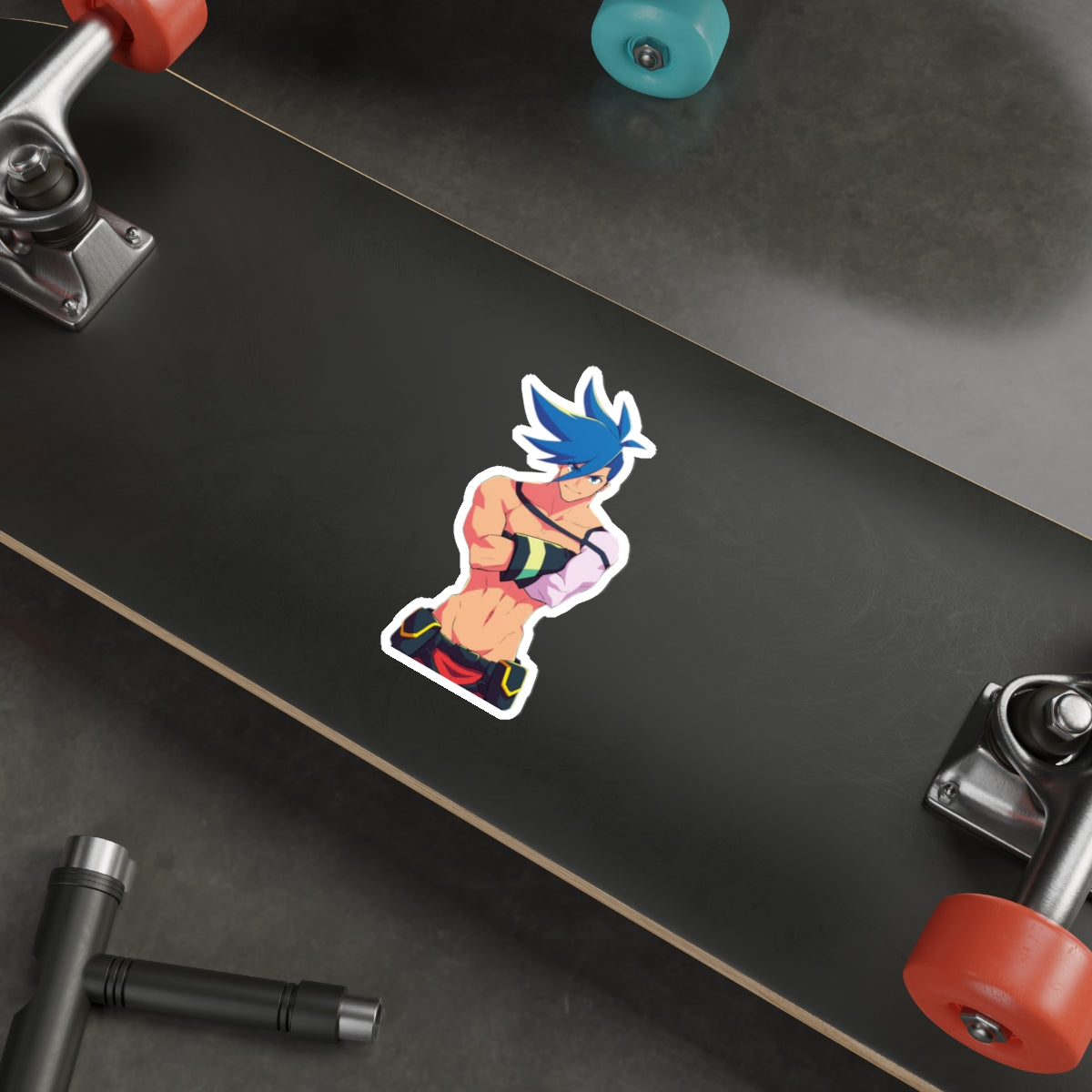 Promare Waterproof Sticker - Galo Thymos Anime Vinyl Decal - Car Bumper Sticker - Laptop Sticker