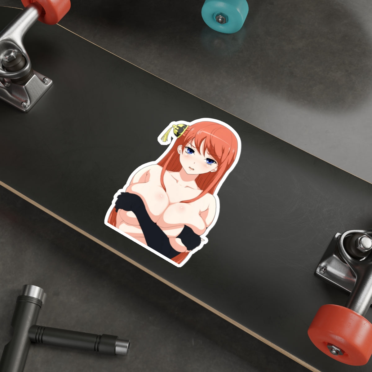 Gintama Kagura Waterproof Sticker - Ecchi Waifu Big Boobs Premium Vinyl Decal - Gin Tama Car Decal