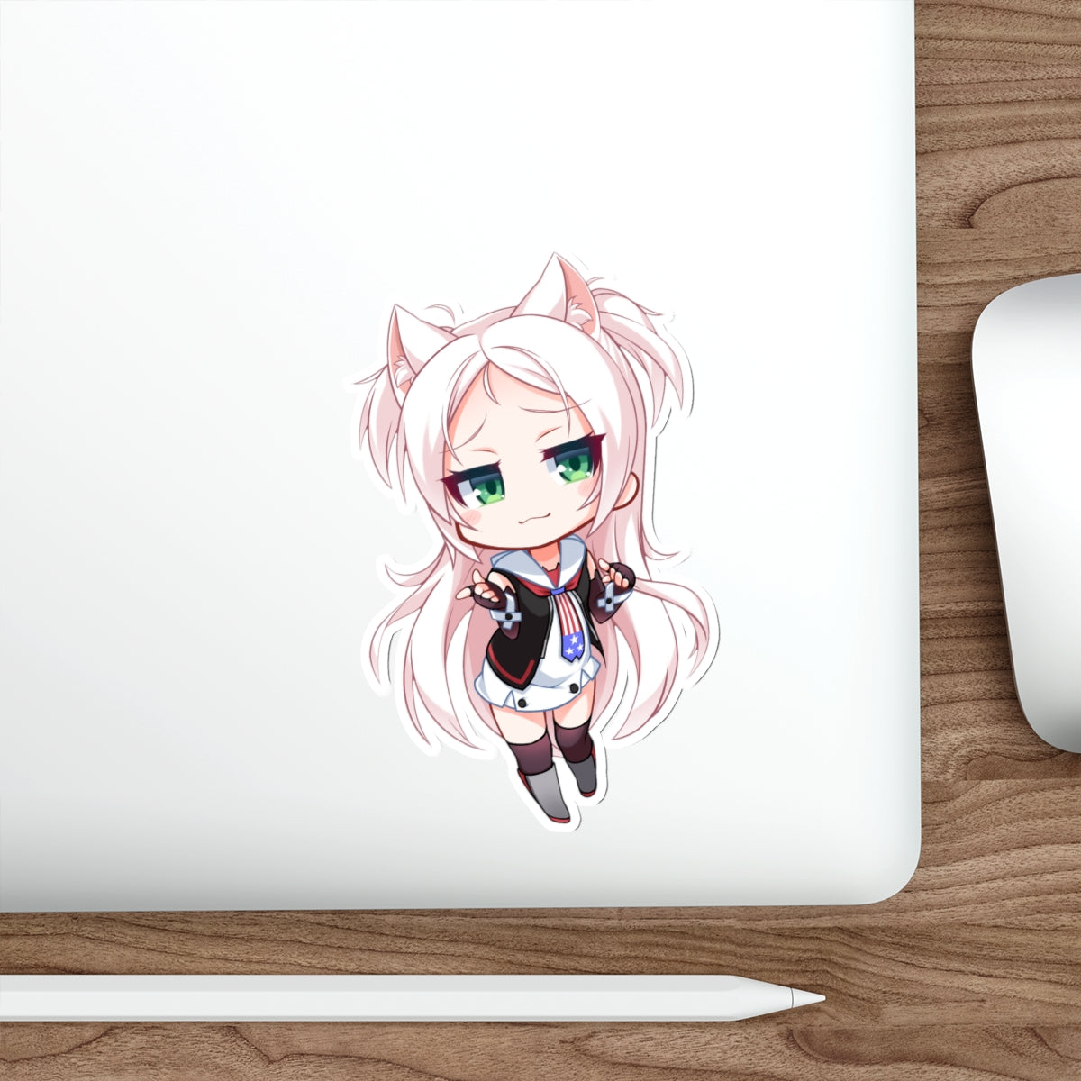 Azur Lane Waterproof Sticker - Chibi Sims Gaming Vinyl Decal - Anime Car Decal - Laptop Sticker