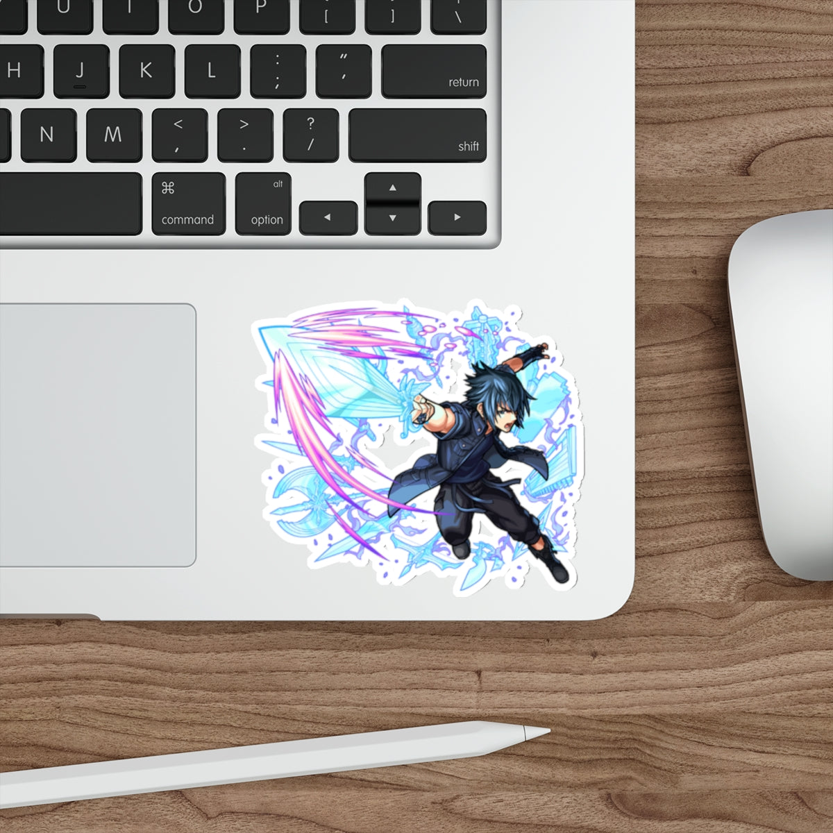 FFXV Waterproof Sticker - Noctis Warp Premium Gaming Vinyl Car Decal - Final Fantasy 15 Sticker Window Decal