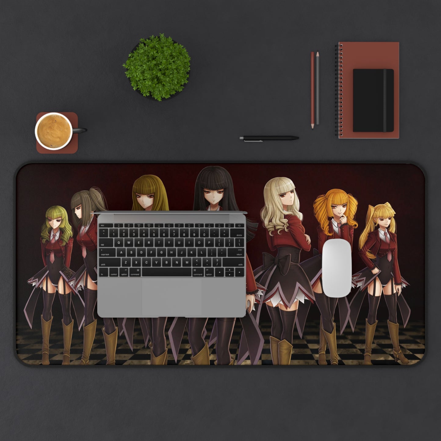 Umineko When They Cry Desk Mat - Sisters of Purgatory Mousepad - Gaming Visual Novel Dojin Playmat - Umineko no Naku Koro ni