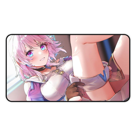 Sexy March 7Th Honkai Star Rail Ecchi Desk Mat - XXL Gaming Mousepad - Nonslip Card Playmat