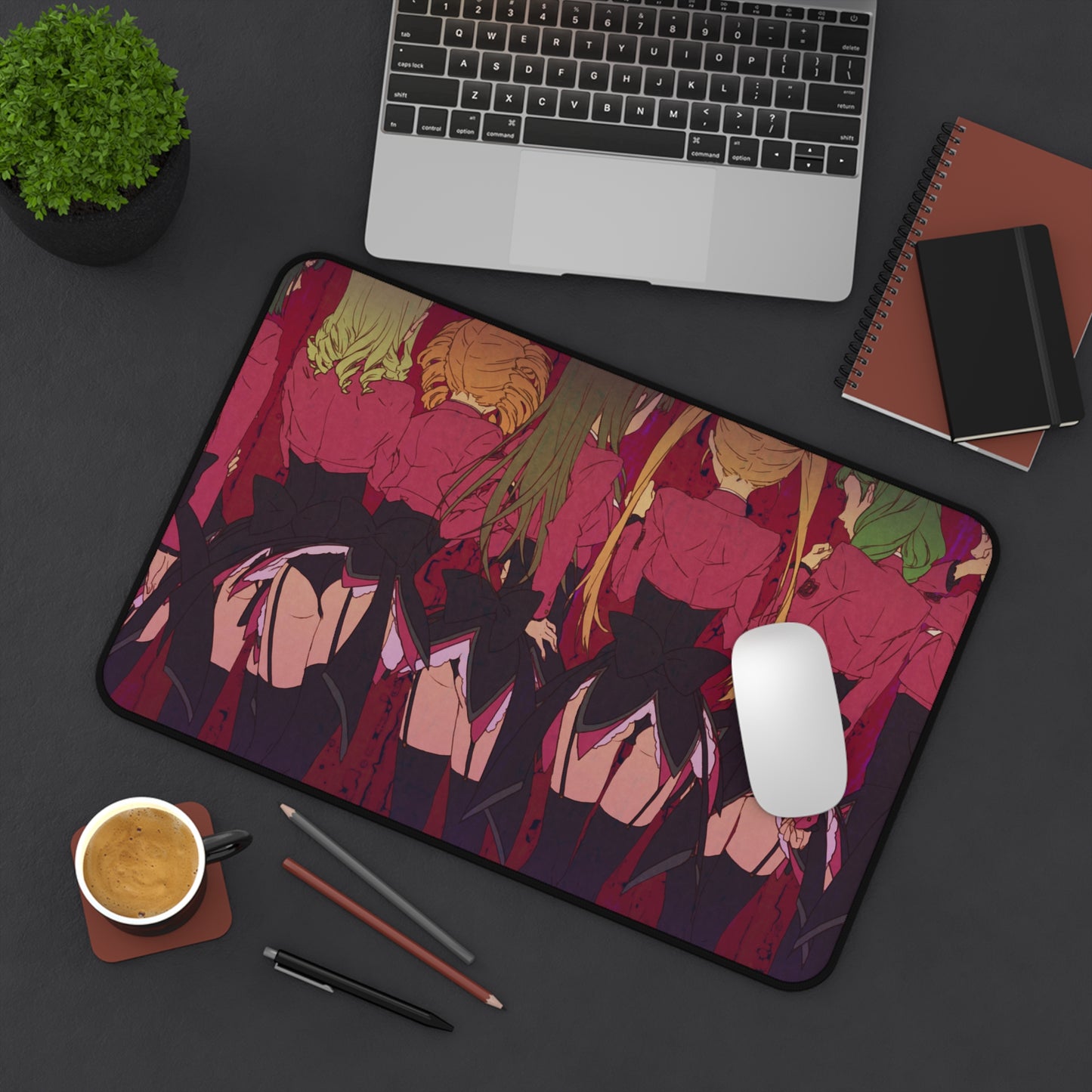 Umineko When They Cry Desk Mat - Sisters of Purgatory Mousepad - Sexy Butts Visual Novel Dojin Playmat - Umineko no Naku Koro ni