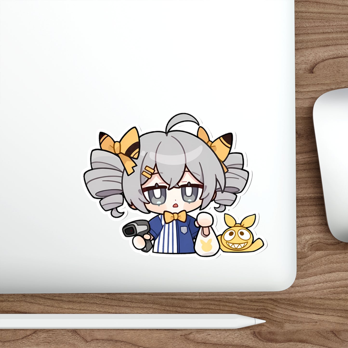 Chibi Bronya Zaychik and Homu Honkai Impact 3rd Waterproof Sticker - Premium Gaming Vinyl Car Decal