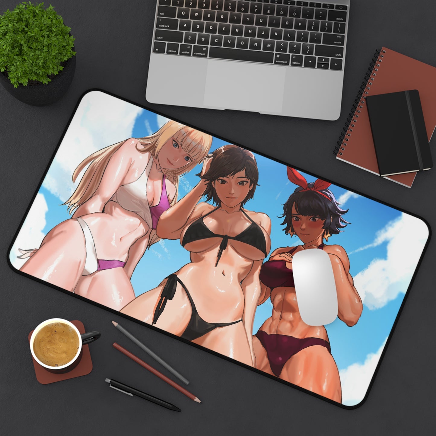 Tekken Bikini Waifus Desk Mat - Non Slip Mousepad