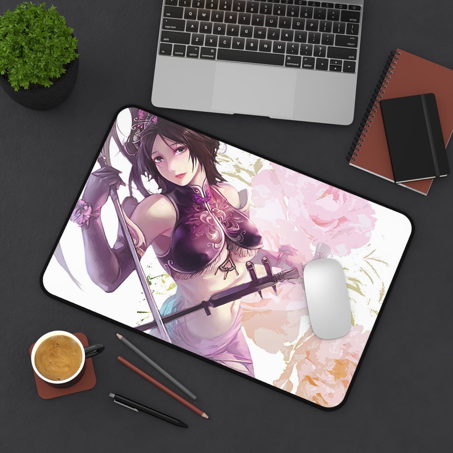 Dynasty Warriors Diao Chan Desk Mat - Non Slip Mousepad