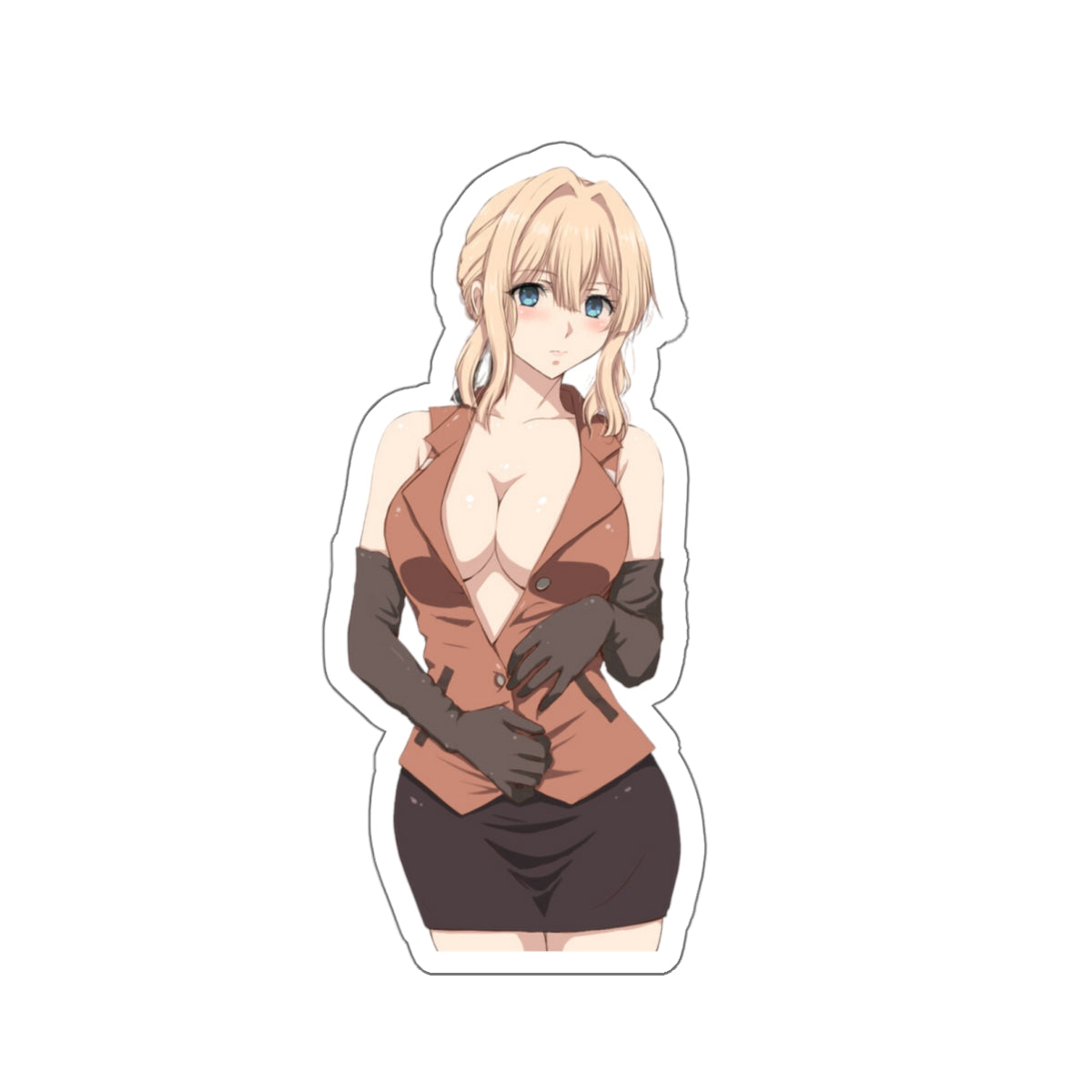 Violet Evergarden Sticker - Sexy Anime Waifu Vinyl Decal - Waterproof Car Decal - Laptop Sticker - Manga Decal