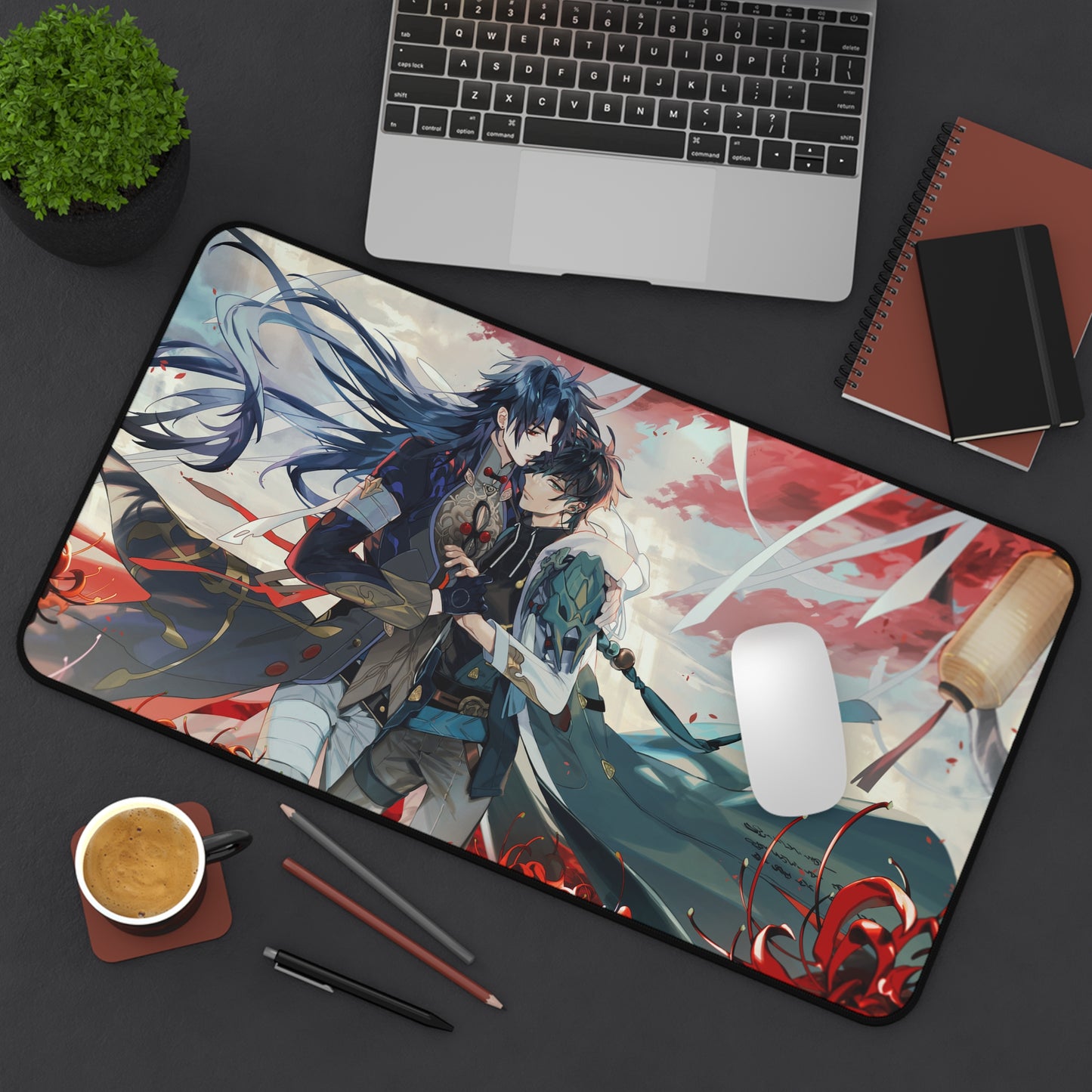 Danheng and Blade Honkai Star Rail Desk Mat - XXL Gaming Mousepad - Nonslip Card Playmat