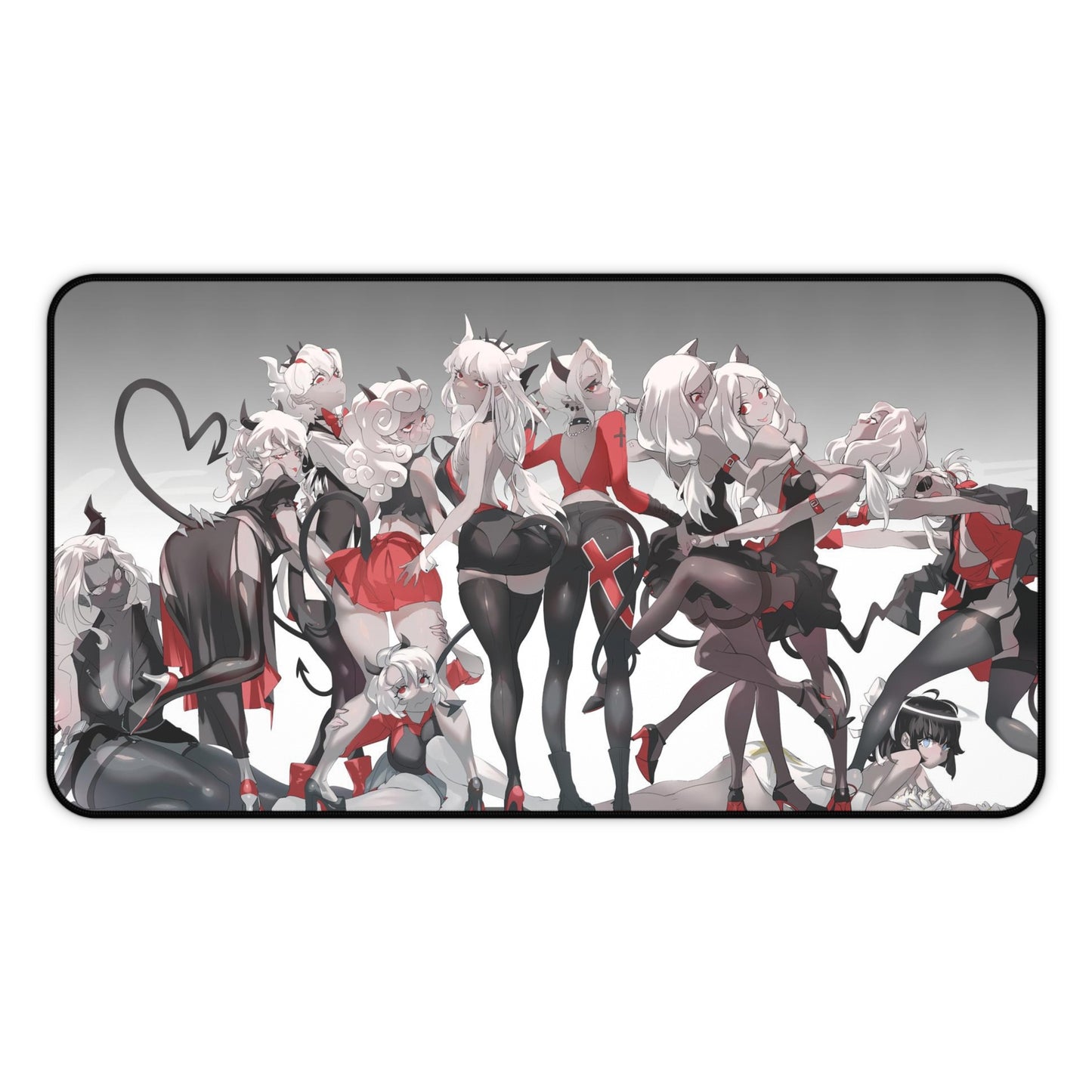 Helltaker Cast Desk Mat - Cute Mousepad - MTG Playmat