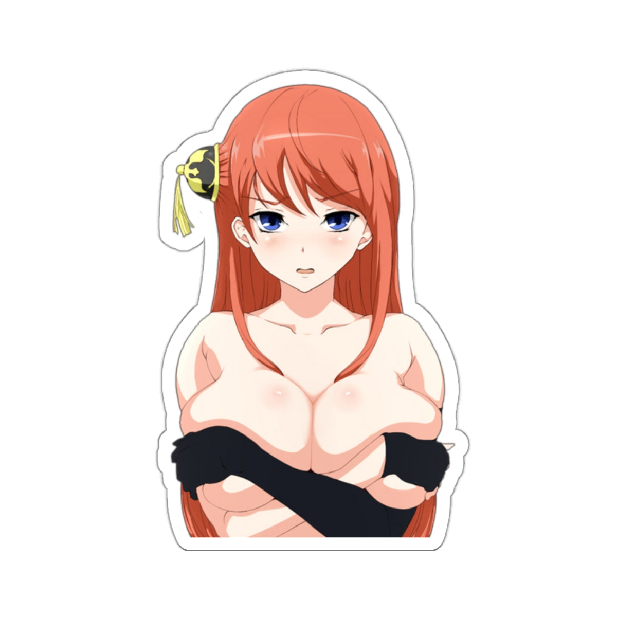 Gintama Kagura Waterproof Sticker - Ecchi Waifu Big Boobs Premium Vinyl Decal - Gin Tama Car Decal