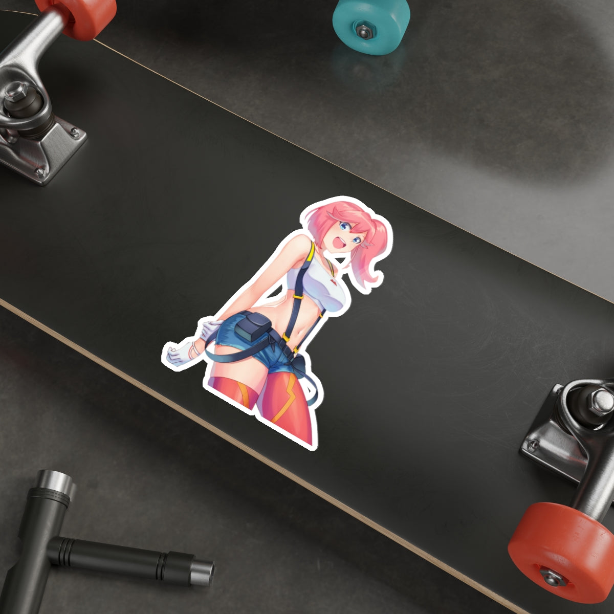 Promare Waterproof Sticker - Aina Ardebit Anime Vinyl Decal - Car Bumper Sticker - Laptop Sticker