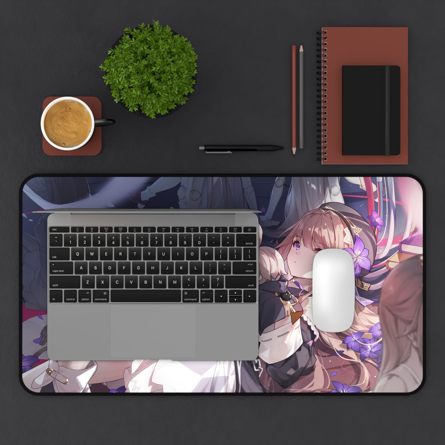 Herta Honkai Star Rail Desk Mat - XXL Gaming Mousepad - Nonslip Card Playmat