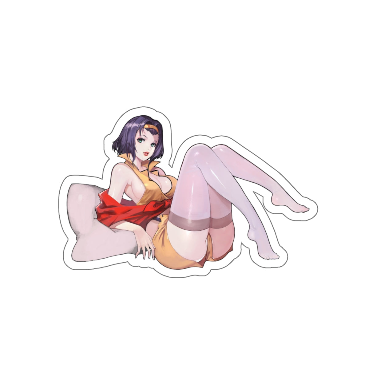 Cowboy Bebop Waterproof Sticker - Faye Valentine Vinyl Anime Car Decal