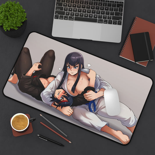 Kill La Kill Sexy Mousepad - Karate Big Tits Large XXL Desk Mat - Ecchi Anime Desk Pad