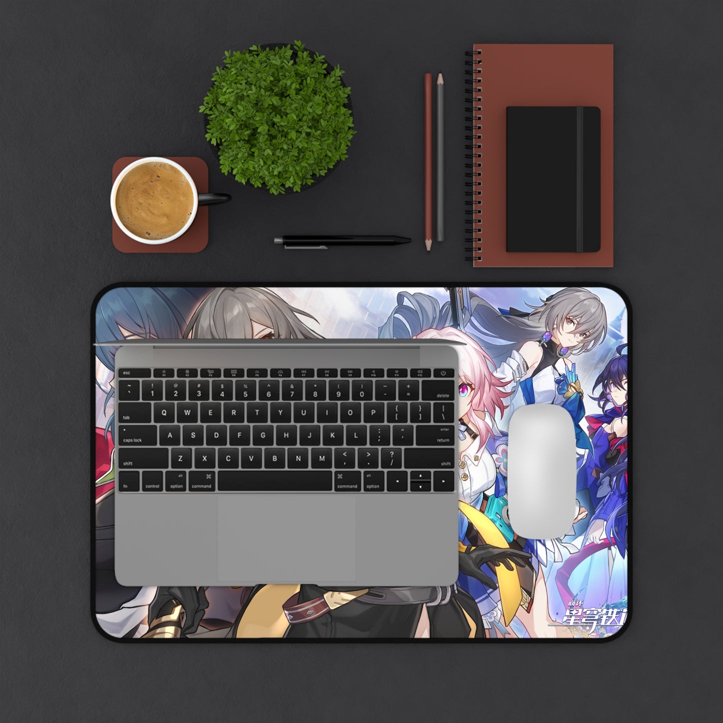 March 7Th Bronya Rand Trailblazer Seele Trailblazer Honkai Star Rail Desk Mat - XXL Gaming Mousepad - Nonslip Card Playmat