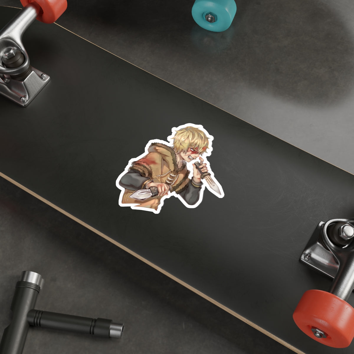 Vinland Saga Sticker - Thorfinn Fighter Anime Vinyl Decal - Waterproof Car Decal - Laptop Sticker - Manga Decal