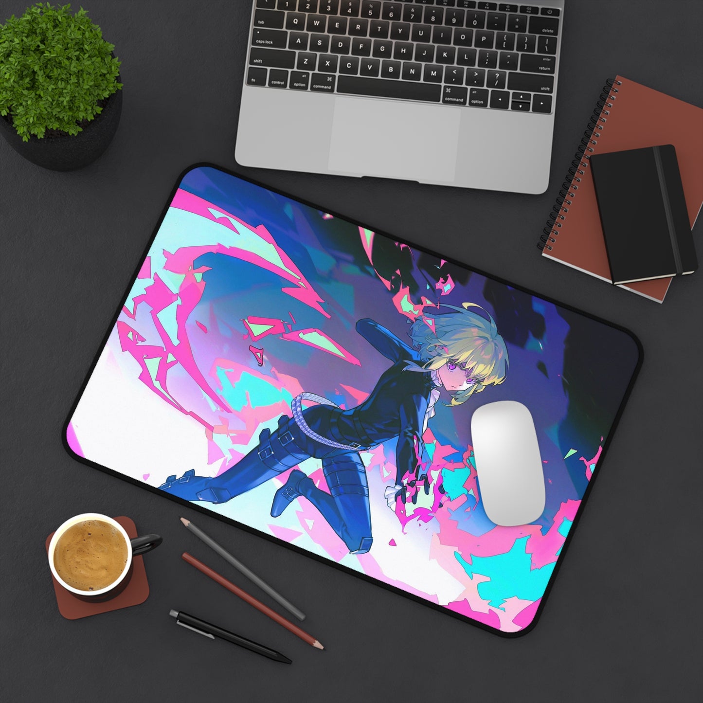 Promare Desk Mat - Lio Anime Mousepad - Non Slip Manga Playmat