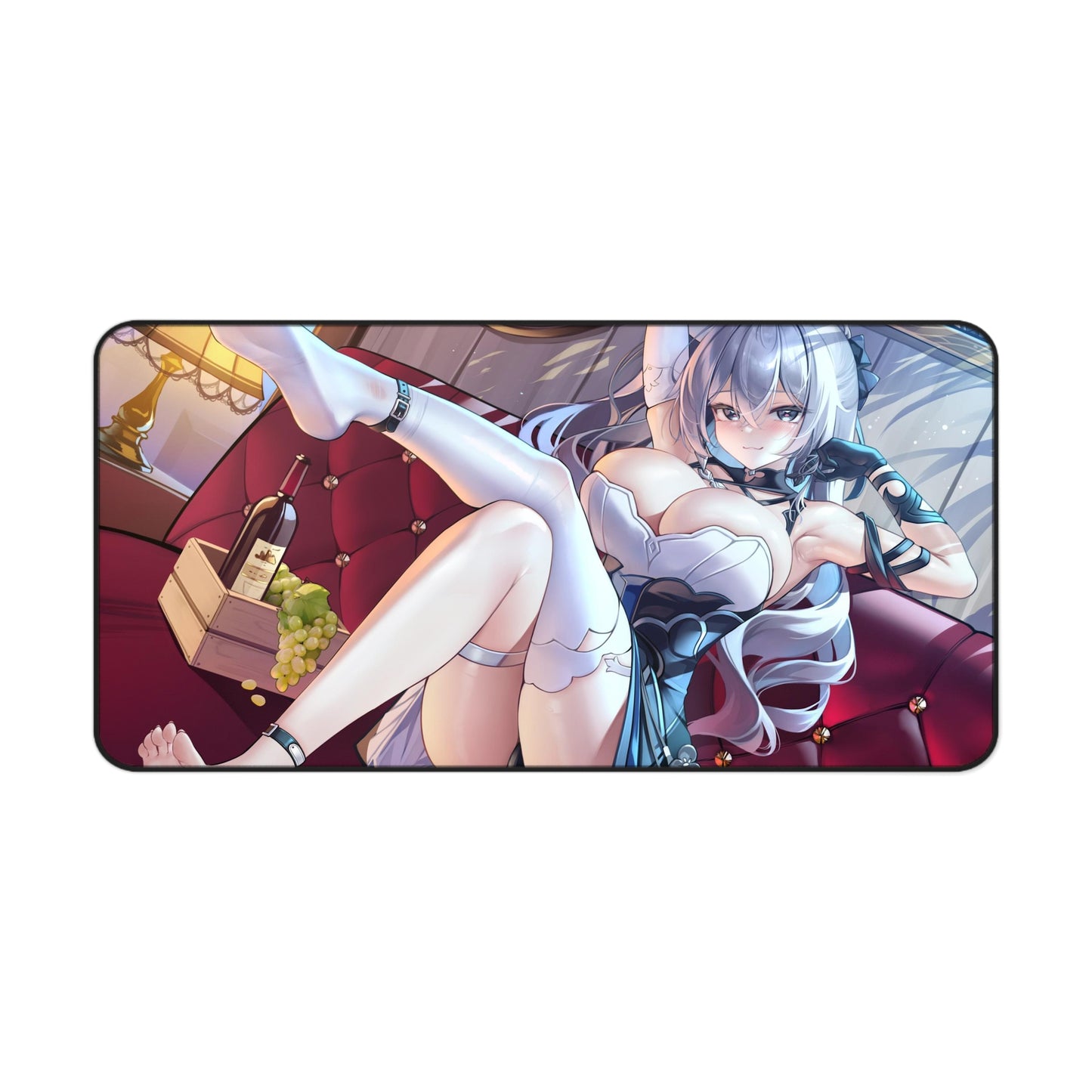 Bronya Zaychik Honkai Impact 3rd Ecchi Desk Mat - XXL Gaming Mousepad - Nonslip Card Playmat