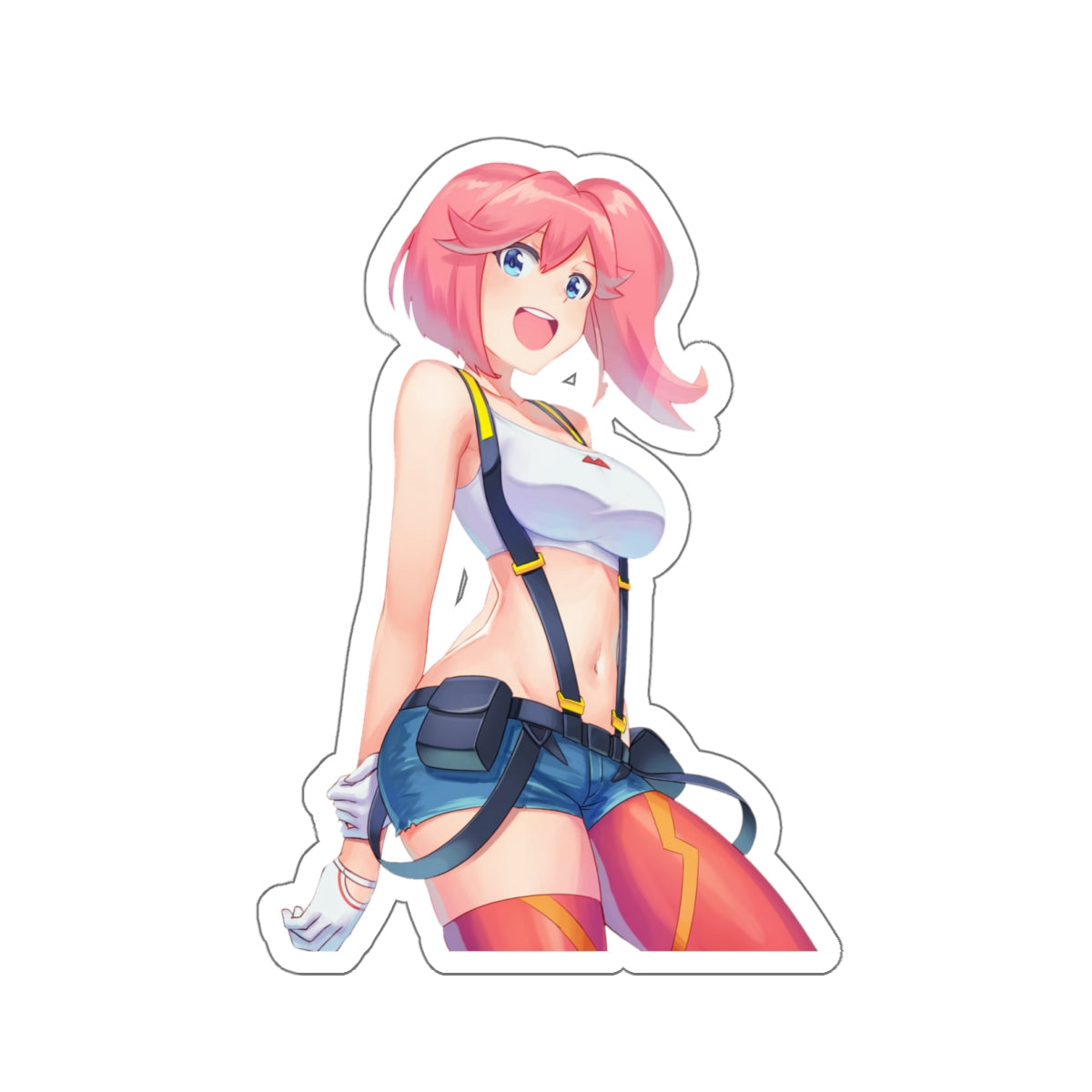 Promare Waterproof Sticker - Aina Ardebit Anime Vinyl Decal - Car Bumper Sticker - Laptop Sticker