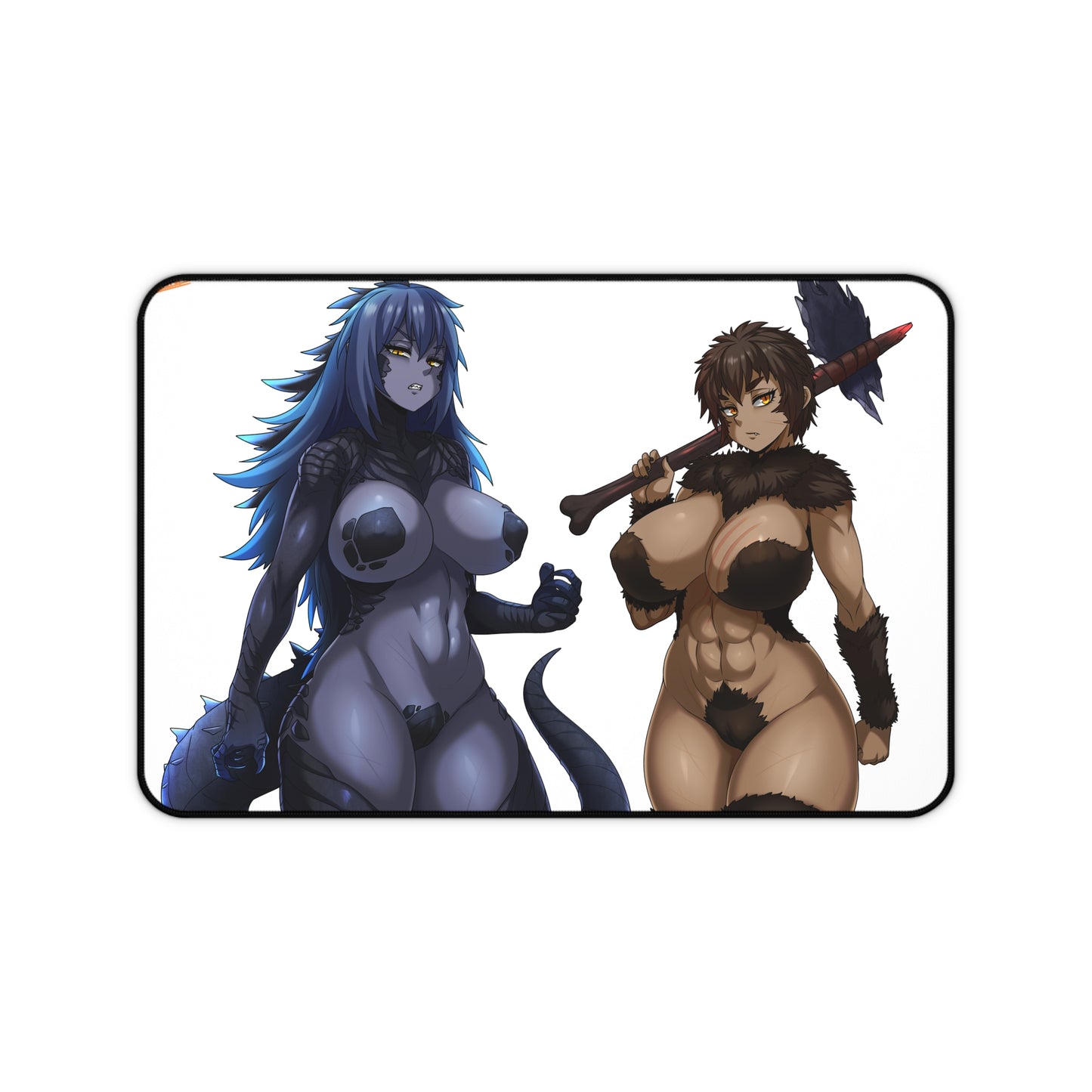 Godzilla Vs Kong Sexy Mousepad - Big Tits Anthro Monster XXL Desk Mat - Ecchi Desk Pad