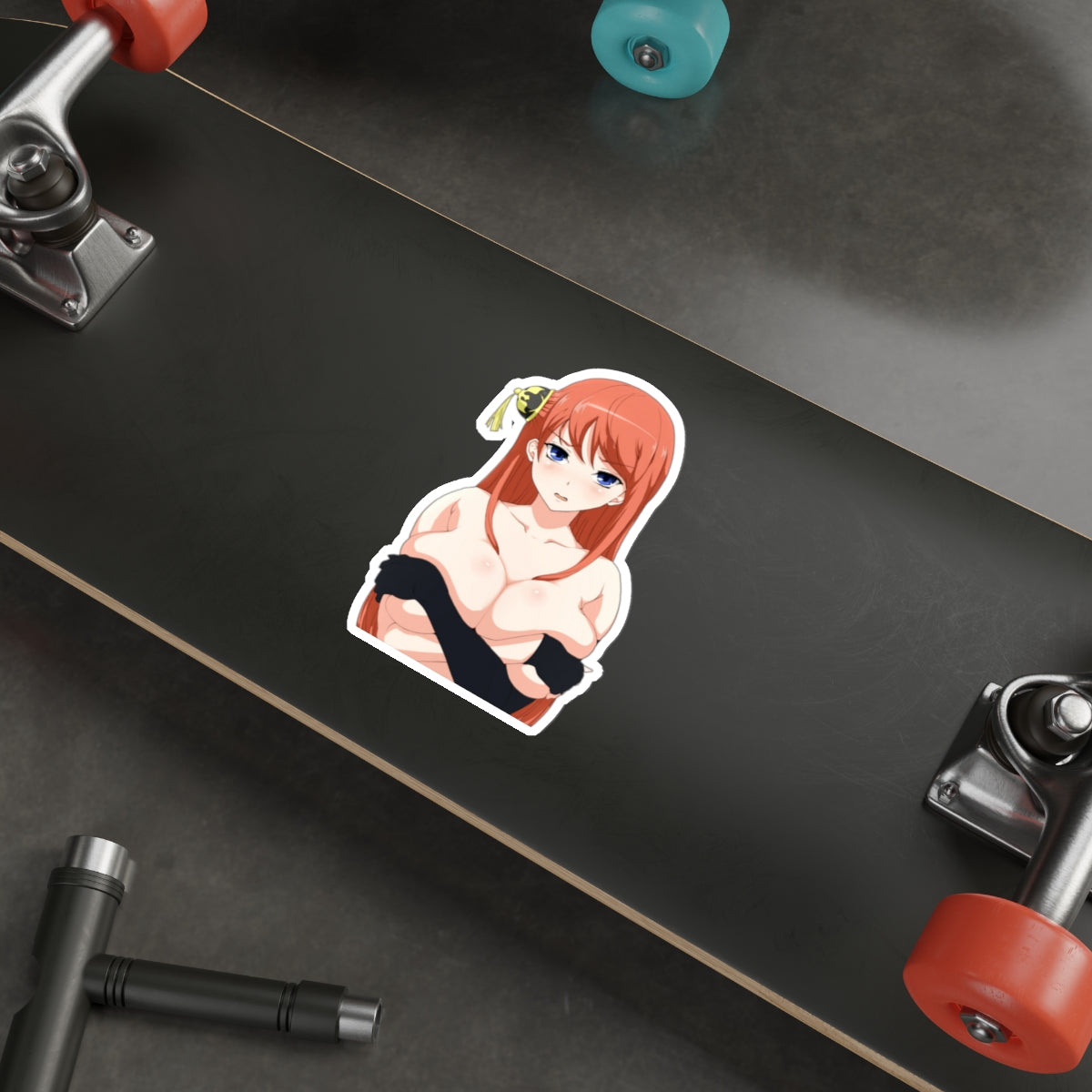 Gintama Kagura Waterproof Sticker - Ecchi Waifu Big Boobs Premium Vinyl Decal - Gin Tama Car Decal