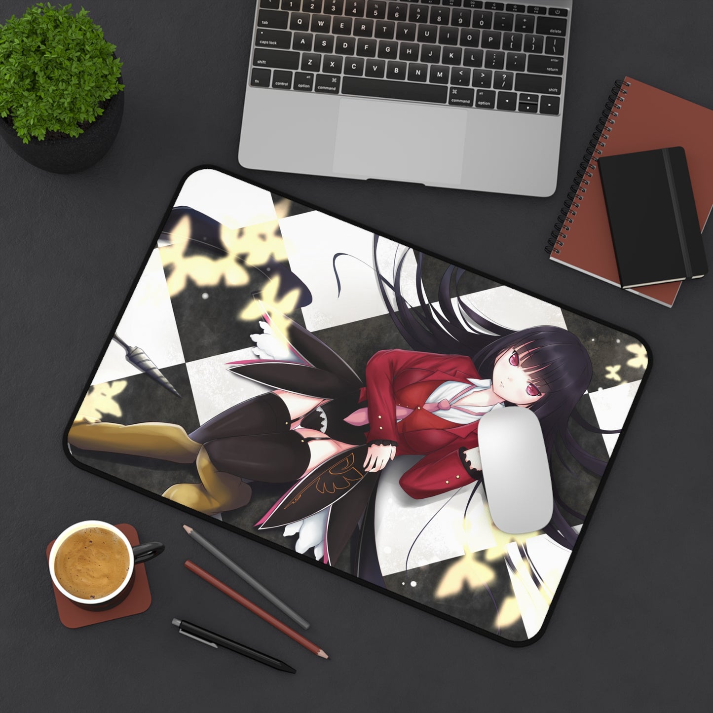 Umineko When They Cry Desk Mat - Lucifer Gaming Mousepad - Non Slip Visual Novel Dojin Playmat - Umineko no Naku Koro ni