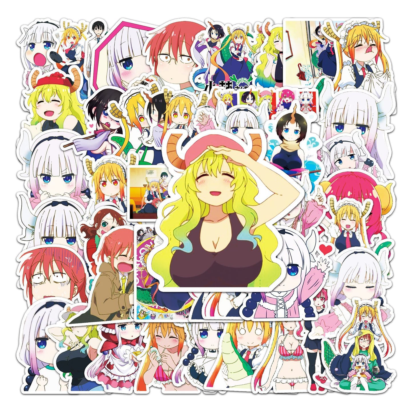 10/30/50PCS Miss Kobayashi&#39;s Dragon Maid Sticker Kawaii Anime Graffiti Decals Sticker DIY Phone Stationary Suitcase Skateboard