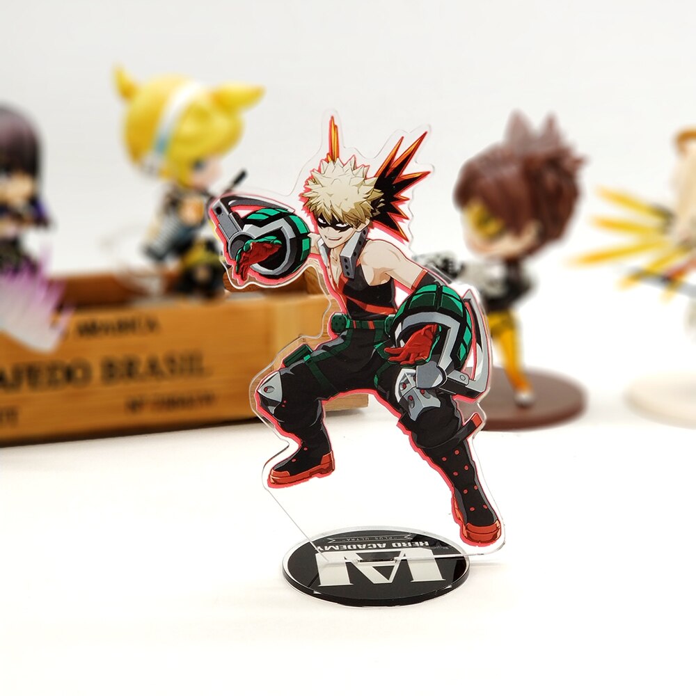 My Hero Academia bakugou katsuki  japanese boku acrylic standee figurines desk decoration cake topper anime